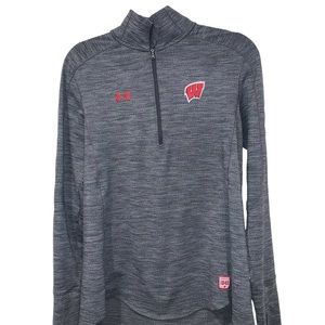 UW Badgers Under Armour 1/4 zip